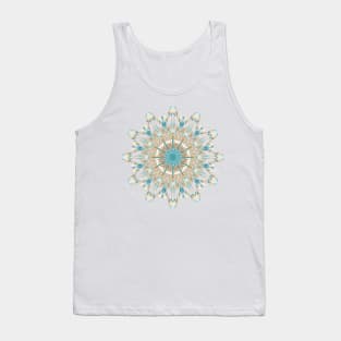 Pussy Willows in Spring - Kaleidoscope Pattern Tank Top